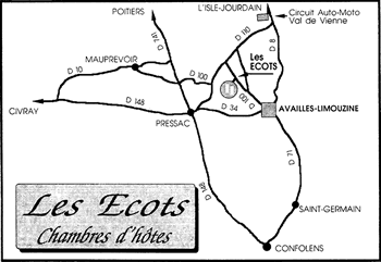 carte les Ecots